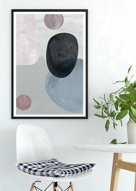 ROUND WATER COLORS NO.1 POSTER
