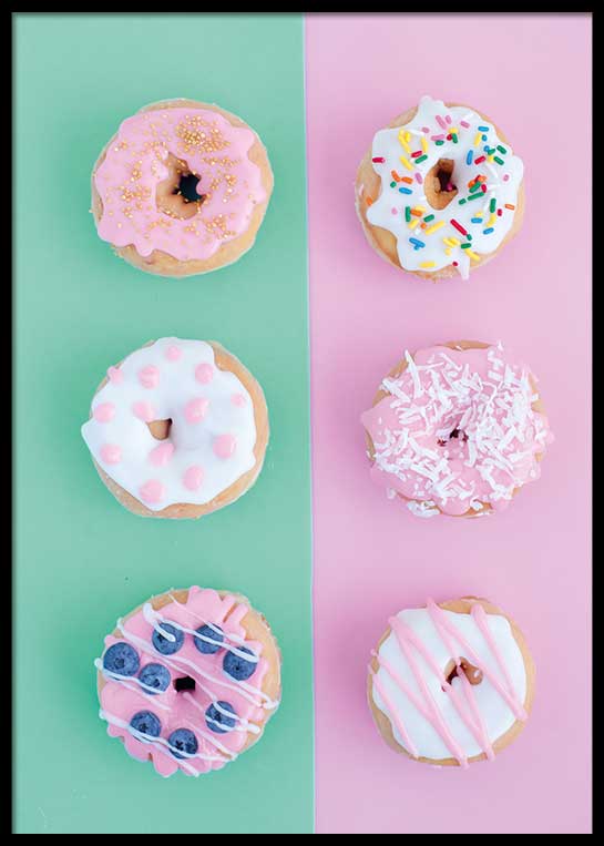 PASTEL DONUTS POSTERS