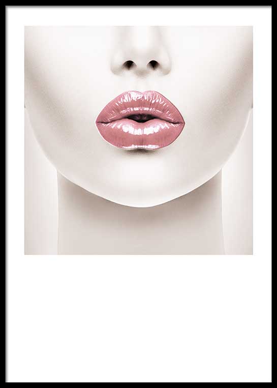 PINK LIPS POSTER